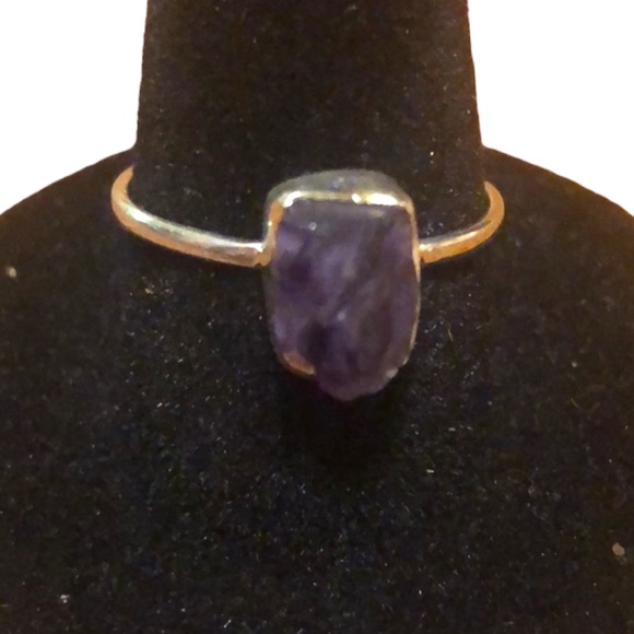 New Amethyst Sterling Silver Ring - Picture 3 of 8